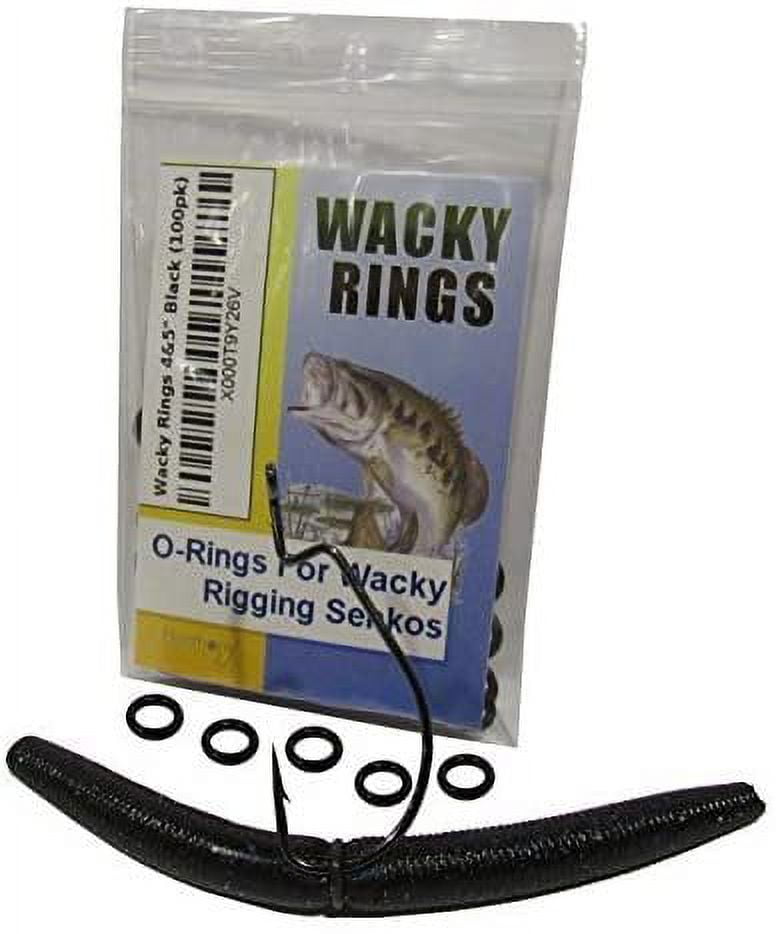 Wacky Rings - O-Rings for Wacky Rigging Senko Worms 100 orings for
