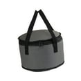 thumbnail image 4 of veasfak Sac Isotherme pour Aliments Sac de Restauration Réutilisable Pliable pour BBQ Magasinage Randonnée Gris, 4 of 9