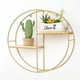thumbnail image 3 of Nordic INS Style Iron Wall Shelf, Creative Wall-Mounted Decor Rack for Restaurant, Café, Milk Tea Shop & Home, 3 of 9
