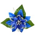 thumbnail image 1 of Yuarrent Flores de purpurina navideña, adorno de árbol de Navidad, decoración de fiesta de Año Nuevo, accesorios de diseño para el hogar, sala de Kits de decoración para fiestas Azul Yuarrent HA069940-03, 1 of 6