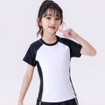 thumbnail image 4 of GYRATEDREAM Girls Athletic Shirts Short Sleeve Active T-Shirts Dry Fit Sports Workout Shirts for Kids Teens , 4-5 Years, 4 of 7