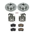 thumbnail image 2 of PowerStop Rear Stock Replacement Brake Pad and Rotor Kit with Calipers Fits: AUDI Select Models KCOE4845, 2 of 7