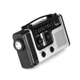 thumbnail image 2 of Luz de lectura de radio de emergencia portátil, auricular solar al aire libre, altavoz, linterna LED, batería de 1200 mAh, termómetro incorporado sidaley EL005049-00B, 2 of 2