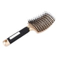 thumbnail image 1 of Cepillo para desenredar el cabello pelos de nailon suaves y flexibles experiencia de peinado cómoda cepillo desenredante curvado antideslizante para uso diario ANGGREK Otros, 1 of 8