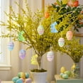 thumbnail image 6 of Moocorvic 12Pcs Foam Easter Eggs and Bunny Hanging Ornaments, Easter Basket Stuffers Party Decorations, 6 of 6