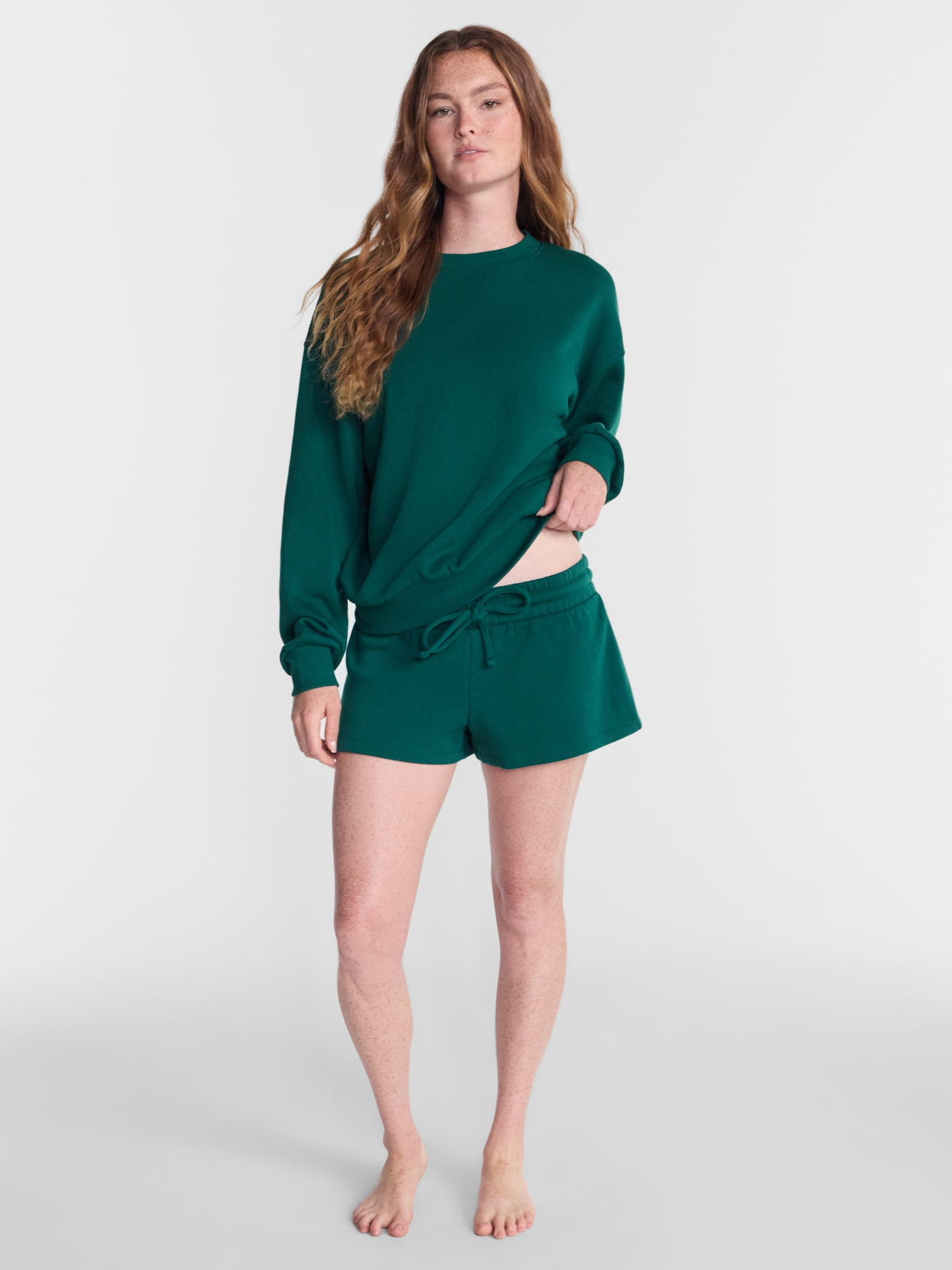 No Boundaries Soft Sleepwear Shorts, 2.5'' Inseam, Women’s and Women’s Plus XXS-3X