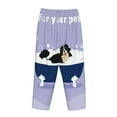 thumbnail image 5 of Balery Bernese Mountain Dog Sitting Bath Tub print Women's Pajama Pants,Ultra Lightweight Pjs,Lounge Pant-XX-Large, 5 of 9