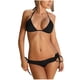 thumbnail image 2 of Traje de baño para mujer, moda para mujer, bikini de color sólido, conjunto de traje de baño con tirantes y cordón, trajes de baño para mujer, 2 of 3