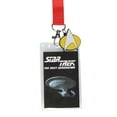 thumbnail image 2 of Star Trek The Next Generation ID Lanyard Badge Holder with  USS Enterprise Card and 2" Delta Symbol Rubber Pendant, 2 of 6