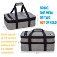 thumbnail image 3 of Dawhud Direct | Vp Home Double Casserole Insulated Travel Carry Bag Heather, 3 of 6