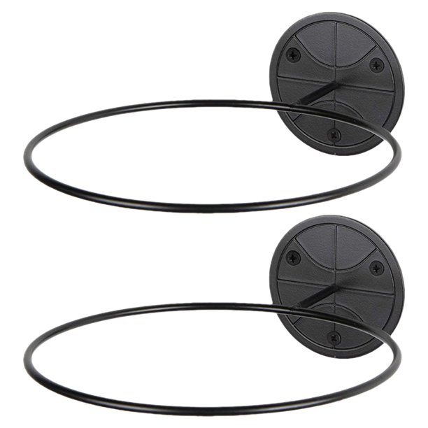 KAKOWELY 2 soportes de pared para baloncesto, de metal, para fútbol americano, para exhibición de gorras