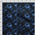 thumbnail image 4 of oneOone Cotton Poplin Twill Royal Blue Fabric Damask Dress Material Fabric Print Fabric By The Yard 56 Inch Wide, 4 of 4