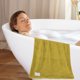 thumbnail image 5 of Corals Velvet Bath Towel Absorbent Quicks Drying Thickened Bath Adult Wash Gift, 5 of 6