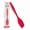 Red, variant on Kitchen Mama WaltzGrip Platinum Silicone Scraping Spatula: Non Stick for Frying Pan (Blue)