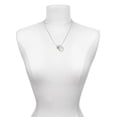 thumbnail image 3 of Delight Jewelry Silvertone Disc 1/2'' Number - 3 - To the World You are a Mother Locket Necklace, 3 of 4