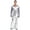 Silver, variant on Men's Hippie Rompers 70's Disco Dance Jumpsuit Patchwork Metallic Shiny Bell Bottom Party Raves Blue S