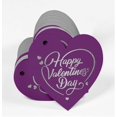 thumbnail image 3 of Inkdotpot Pack Of 50 Happy Valentine's Day Valentine Favor Paper Tags Craft Real Silver Foil Hang Tags, 3 of 6