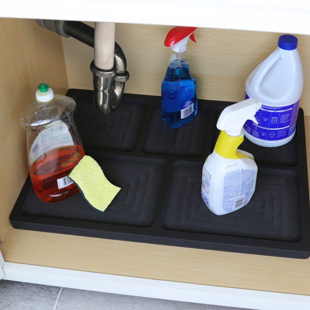 Polar Whale Under Sink Cabinet Mat Floor Protector Tray ...