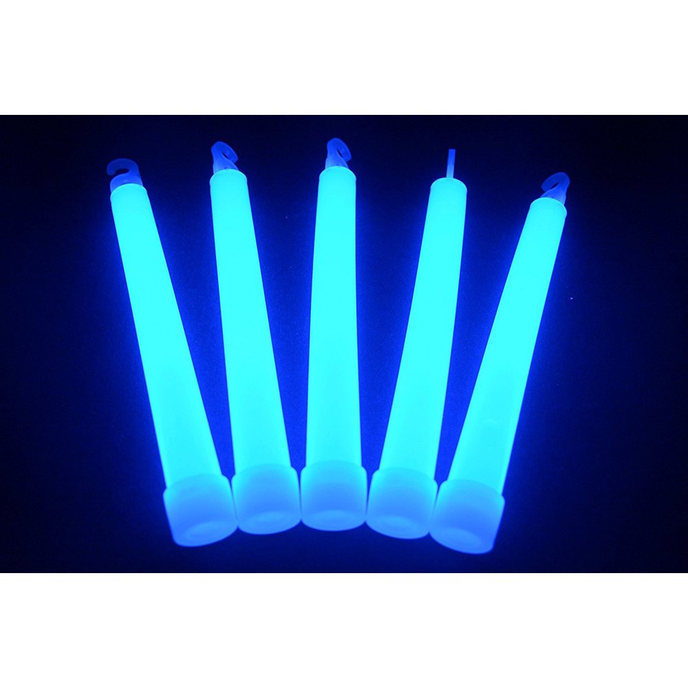 Glow Sticks Bulk Wholesale, 100ct 6" Glow Stick Light Sticks Blue, Glow