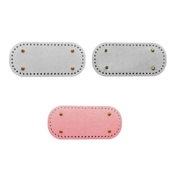 Bolsos Endurecidos Hugo Inserto de Repuesto Para Bricolaje 52 Agujeros Gris Plata Rosa