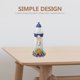 thumbnail image 4 of OULII Adorno De Madera Con Faro Mediterráneo Decorativo Para Escritorio Estilo Náutico, 4 of 8
