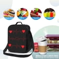 thumbnail image 4 of Balery Cardiogram and Heart Caja de Almuerzo y Bolsa de Almuerzo para Hombres y Mujeres, Bolsa de Almuerzo Reutilizable con Gran Capacidad, Bolsa de Almuerzo Aislada, 4 of 7
