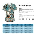 thumbnail image 4 of Cuphead Mugman Women's T Shirts Round Neck Short-Sleeve Soft T-Shirt Summer Casual Tee Tops 3D Printing Tee Shirt, 4 of 6