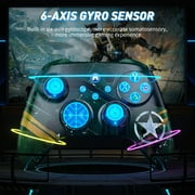 Turpow RGB Wireless Controller for Xbox One, Game Controller with WIFI Compatible with Xbox One S/X, Series X/S and PC, with Turbo, 3.5mm Audio Jack and Built-in 650mAh Rechargeable Battery