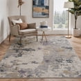 thumbnail image 4 of GENIMO 2'x7' Runner Rug, Machine Washable Non Slip Low Pile Hallway Runner Rug for Kitchen Laundry Room, Artistic Abstract, Amethyst Gray, 4 of 5