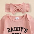 thumbnail image 6 of Staki Baby Sleeper Baby Girl Outfit Newborn Romper Long Sleeve Jumpsuit Cute One Piece Fall Clothes(Pink,0-3 Months), 6 of 7