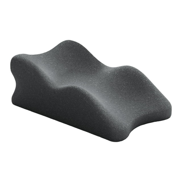Almohada para piernas, almohada de espuma viscoelástica, equipo, almohadilla, cojín de apoyo liviano, almohada para pies para relajarse, viajar, cama, negro