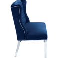 thumbnail image 4 of Meridian Furniture Navy Velvet Suri Settee Bench, 4 of 8