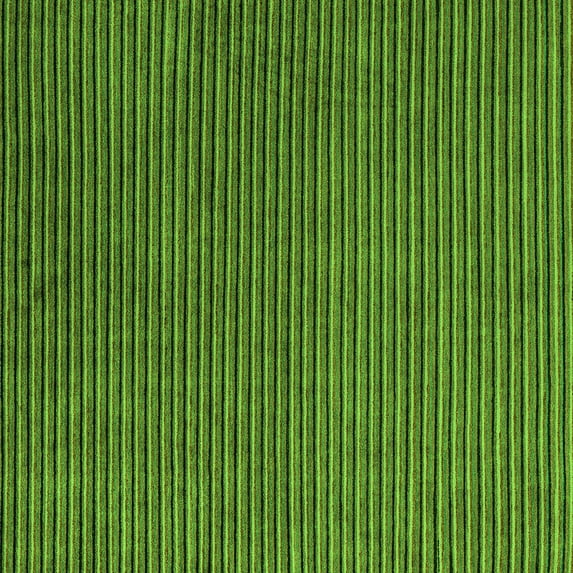 Ahgly Company Indoor Square Abstract Green Modern Area Rugs, 8' Square