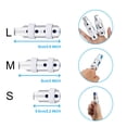 thumbnail image 4 of Finger Splint Finger Protection,6 Pieces Adjustable Finger Braces Aluminum Stabilizer Finger Protector for Broken Fingers,Arthritis,Finger Deformity, 4 of 6