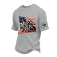 thumbnail image 2 of LWavelet Mens USA Shirt American Flag T-Shirt 4th of July Patriotic Short Sleeve Tee, 2 of 6