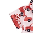 thumbnail image 5 of Splozh Newborn Boy Outfits Toddler Boy Valentines Day Outfit Heart Print Tops Shorts Set Little Boy Valentines Outfit Watermelon Red,6-12 Months, 5 of 6