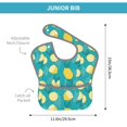 thumbnail image 2 of Bingfone Mess-Proof Baby Bib - Waterproof Bib for Baby Boy or Girl with Food Catcher Pocket, Unisex-Lemon Blue, 2 of 6