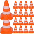 thumbnail image 2 of 28Pcs Miniature Traffic Cones Miniature Road Cones Traffic Roadblock Models Kids Traffic Sign Toys, 2 of 2