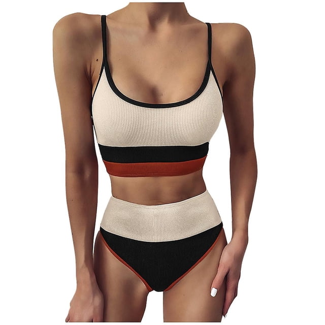 Conjunto de bikini, traje de baño HUOGUO, sujetador acolchado para mujer