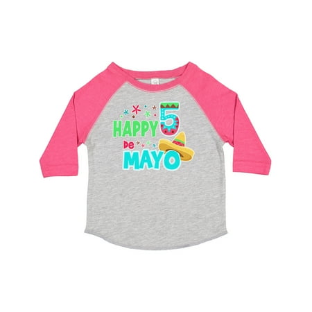 

Inktastic Happy Cinco De Mayo- Sombrero Gift Toddler Boy or Toddler Girl T-Shirt