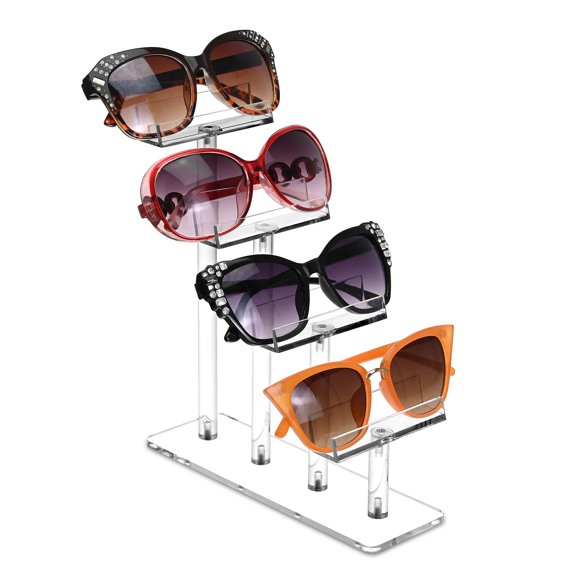 Soporte para Monturas de Lentes MOOCA de Acrílico Premium de 4 Niveles 23 cm