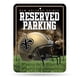 thumbnail image 1 of Rico Industries Nfl Football New Orleans Saints - Señal De Estacionamiento De Metal De Fibra De Carbono (8.5 X 11.0 In), Ideal Para Hombre, Cueva, Dormitorio, Oficina, Decoración Del Hogar, 1 of 5