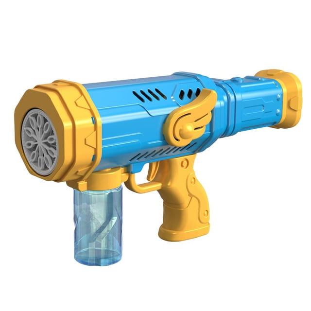 Soplador de burbujas de 12 agujeros modo de ventilador soplador automático de burbujas para verano azul Hugtrwg Para estrenar