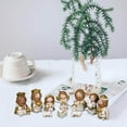 thumbnail image 1 of fastboy Holy Nativity Scene Set Xmas Tabletop Ornament Gifts White, 1 of 8