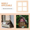 thumbnail image 3 of 50 Pcs Doll House Decoration Dollhouse Accessories Tiny Window Mini Wooden Furniture Small, 3 of 6