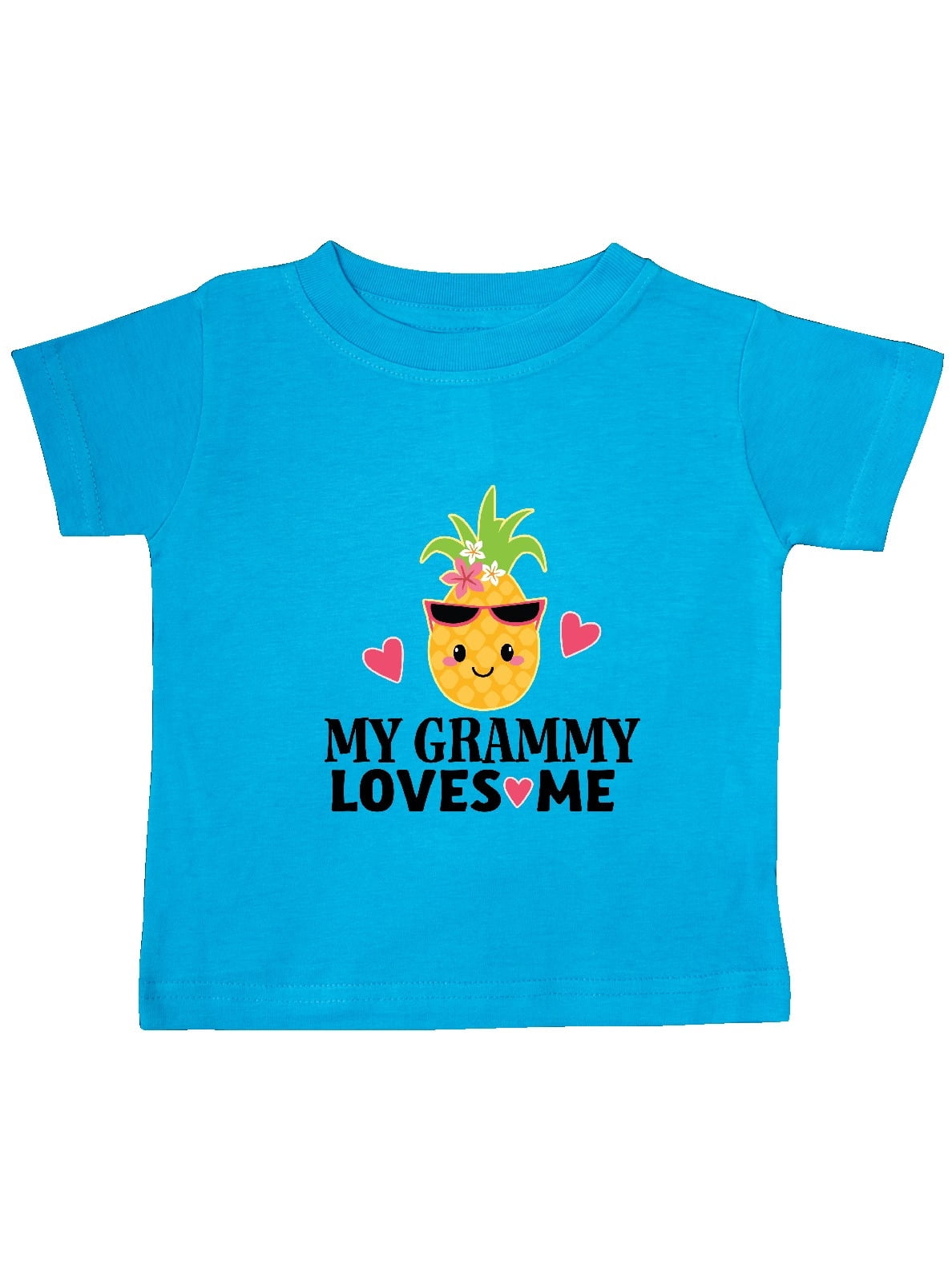 inktastic Grammy Loves Me Cute Pineapple Baby T-Shirt