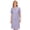 Lilac, variant on Collections Etc Women's Floral Gingham Print Pocket Lounge Robe Lilac Small