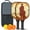 Black-2, variant on Pickleball Paddles Set Of 2, Fiberglass Surface, West & Cowboy Print, 4 Balls & Bag