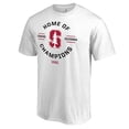 thumbnail image 2 of Stanford Cardinal Home of Champions Team T-Shirt - White, 2 of 3
