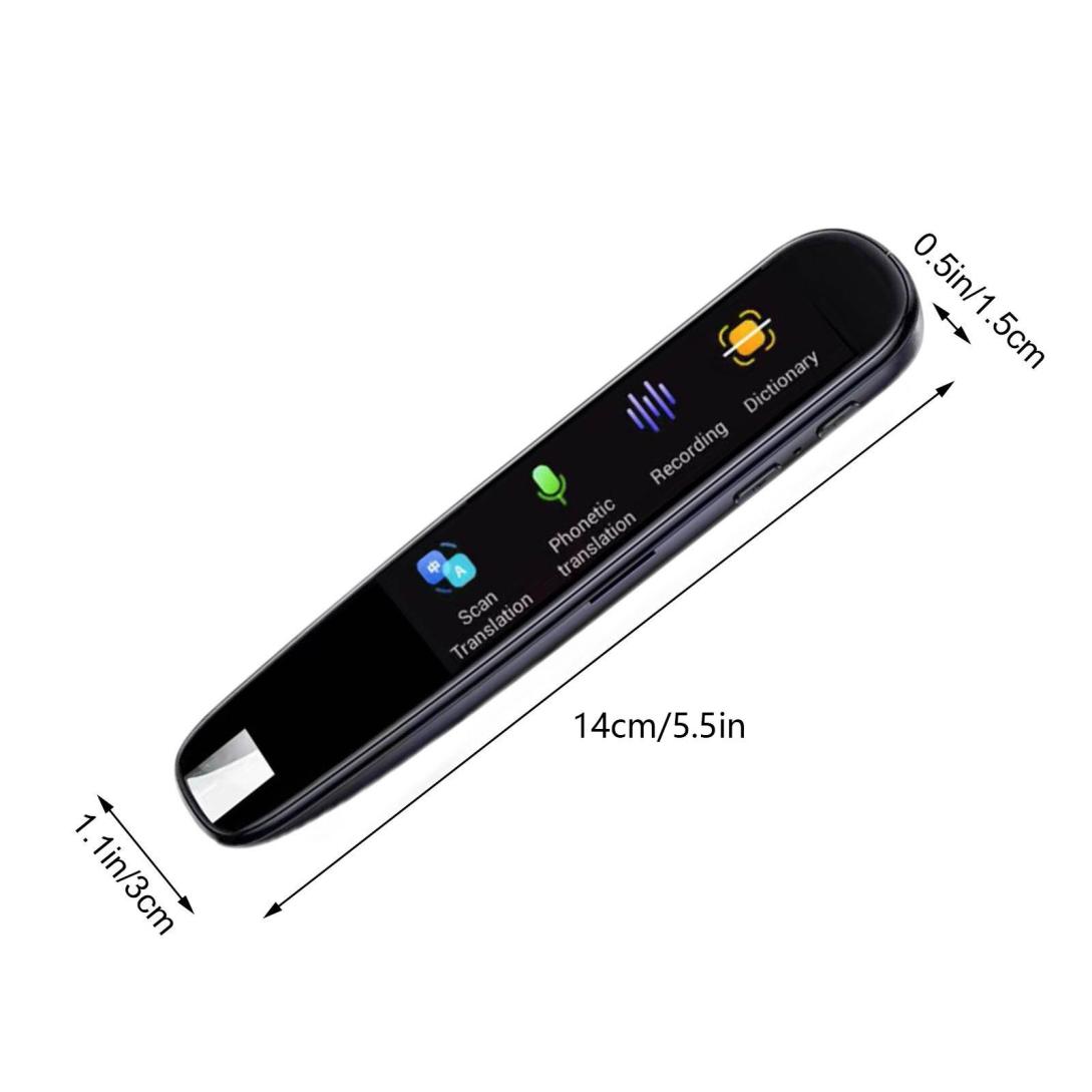 2024 Smart Scan Translation Pen Camera Text Reading 112 Language Translator Pen 3" Touch Screen 1GB+8G WiFi